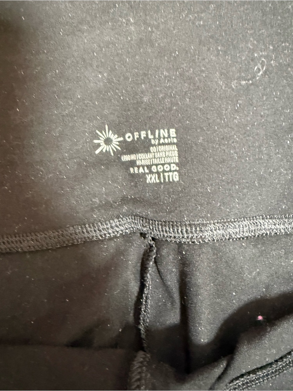 aerie offline OG cotton Black High-Rise Leggings - Picture 6 of 6